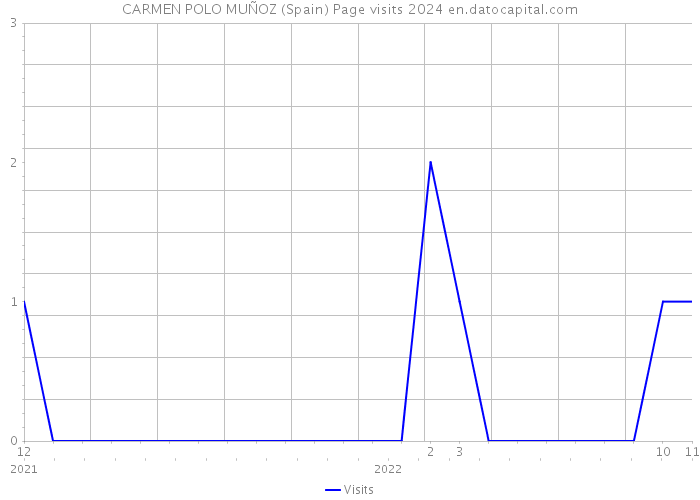 CARMEN POLO MUÑOZ (Spain) Page visits 2024 
