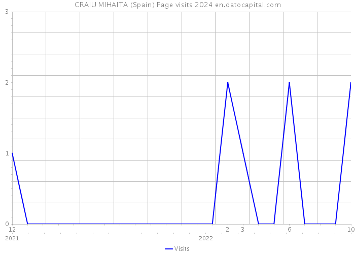 CRAIU MIHAITA (Spain) Page visits 2024 