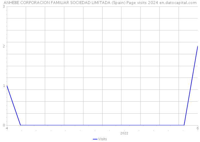 ANHEBE CORPORACION FAMILIAR SOCIEDAD LIMITADA (Spain) Page visits 2024 