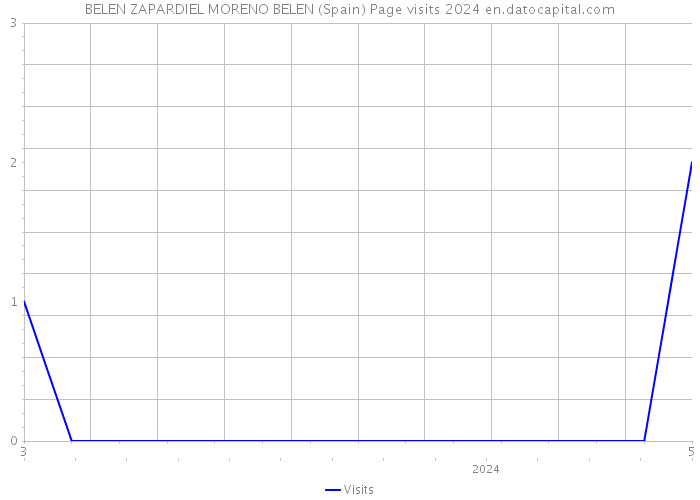 BELEN ZAPARDIEL MORENO BELEN (Spain) Page visits 2024 