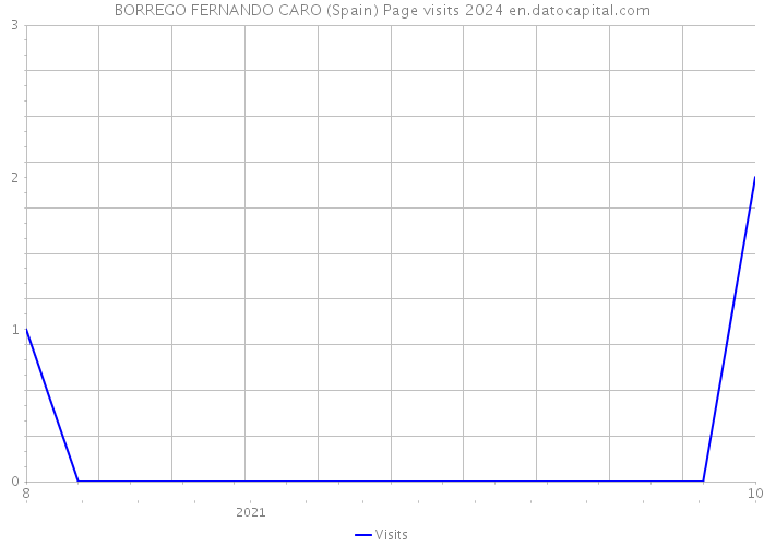 BORREGO FERNANDO CARO (Spain) Page visits 2024 