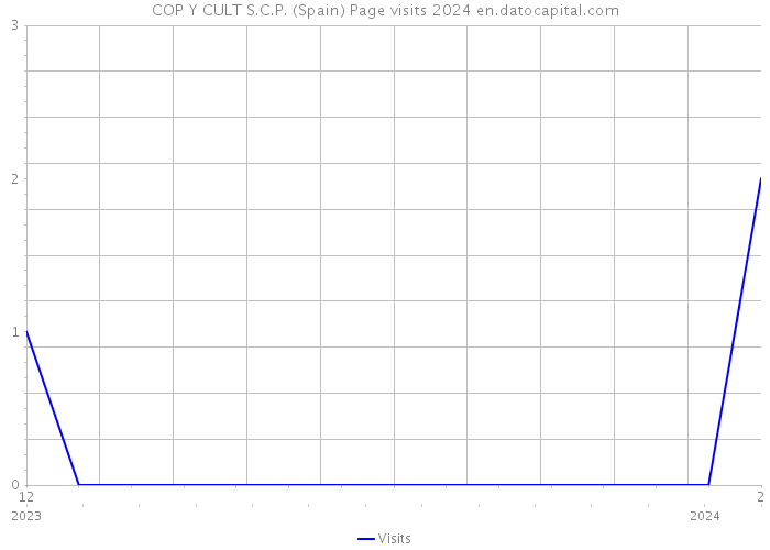 COP Y CULT S.C.P. (Spain) Page visits 2024 