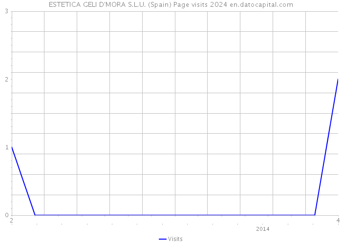 ESTETICA GELI D'MORA S.L.U. (Spain) Page visits 2024 