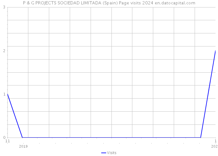 P & G PROJECTS SOCIEDAD LIMITADA (Spain) Page visits 2024 