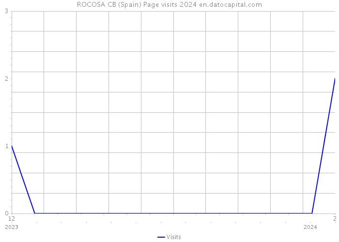 ROCOSA CB (Spain) Page visits 2024 