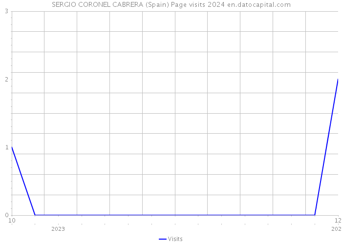 SERGIO CORONEL CABRERA (Spain) Page visits 2024 