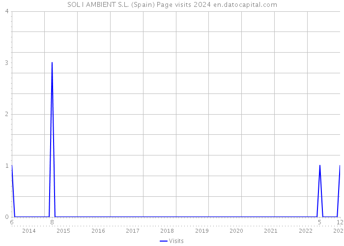SOL I AMBIENT S.L. (Spain) Page visits 2024 