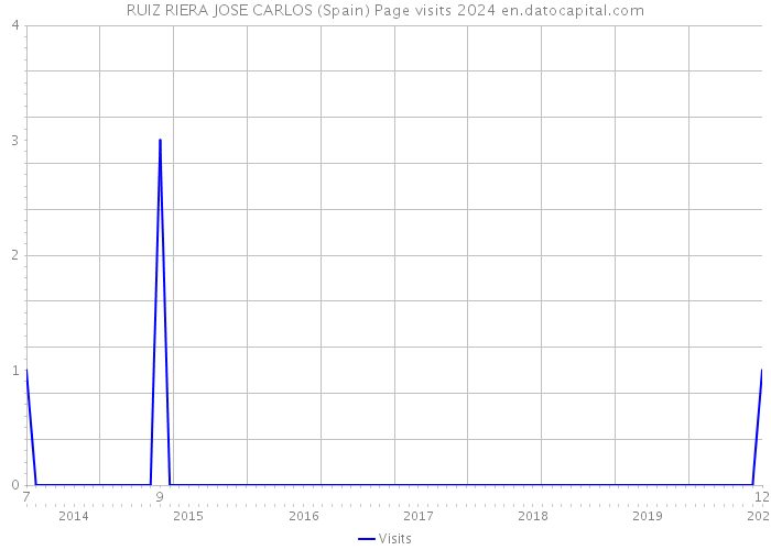 RUIZ RIERA JOSE CARLOS (Spain) Page visits 2024 