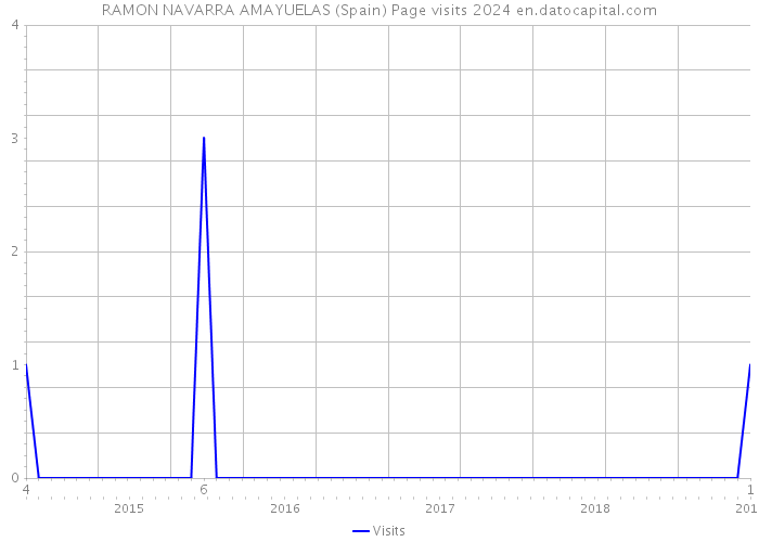 RAMON NAVARRA AMAYUELAS (Spain) Page visits 2024 