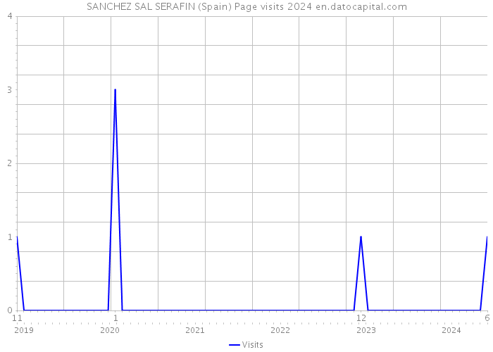 SANCHEZ SAL SERAFIN (Spain) Page visits 2024 