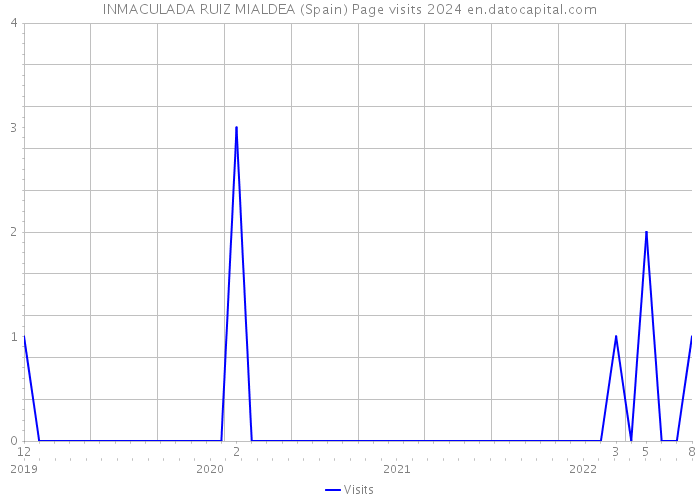 INMACULADA RUIZ MIALDEA (Spain) Page visits 2024 