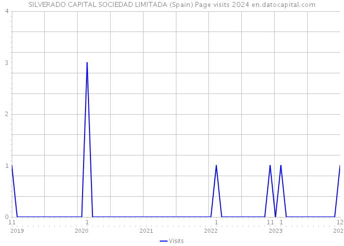 SILVERADO CAPITAL SOCIEDAD LIMITADA (Spain) Page visits 2024 