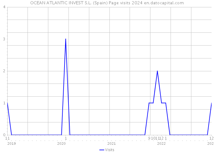 OCEAN ATLANTIC INVEST S.L. (Spain) Page visits 2024 