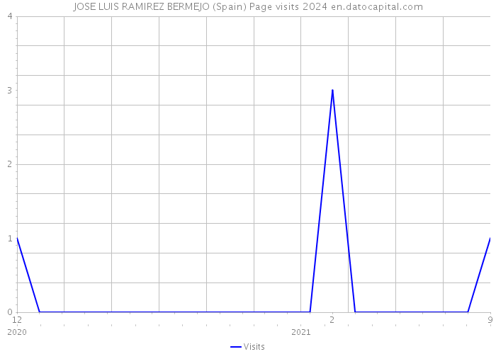 JOSE LUIS RAMIREZ BERMEJO (Spain) Page visits 2024 