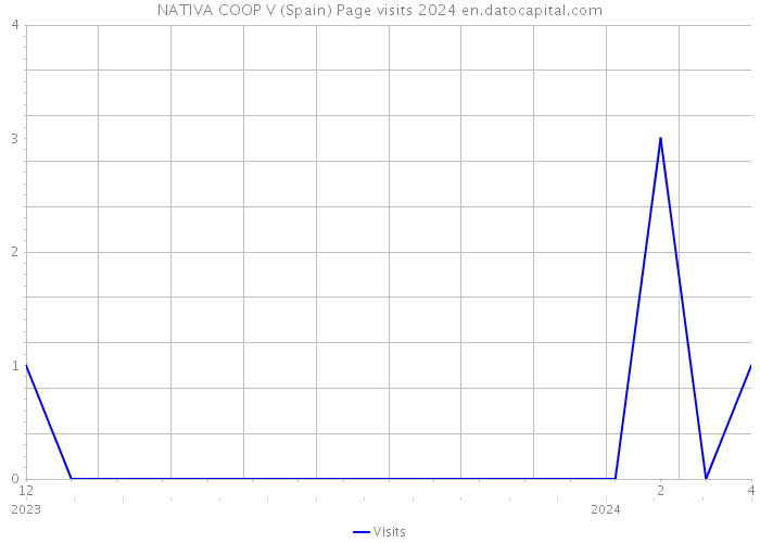 NATIVA COOP V (Spain) Page visits 2024 