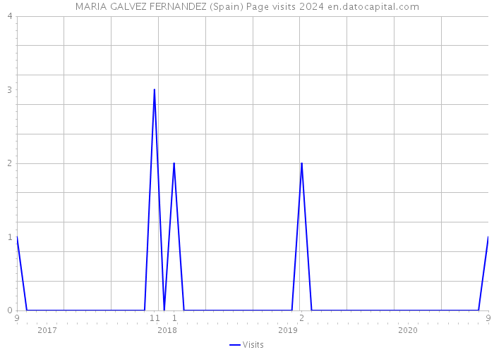 MARIA GALVEZ FERNANDEZ (Spain) Page visits 2024 