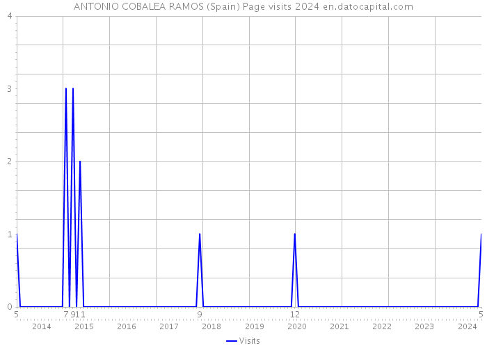 ANTONIO COBALEA RAMOS (Spain) Page visits 2024 