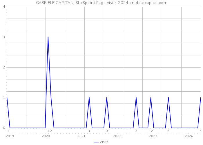 GABRIELE CAPITANI SL (Spain) Page visits 2024 