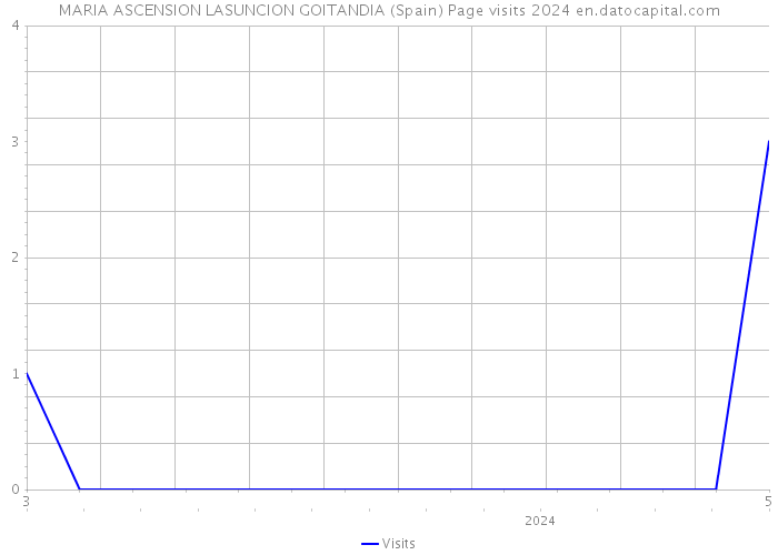 MARIA ASCENSION LASUNCION GOITANDIA (Spain) Page visits 2024 