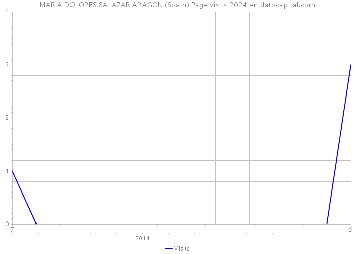 MARIA DOLORES SALAZAR ARAGON (Spain) Page visits 2024 