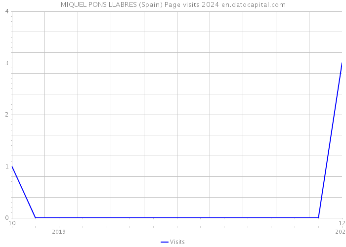 MIQUEL PONS LLABRES (Spain) Page visits 2024 