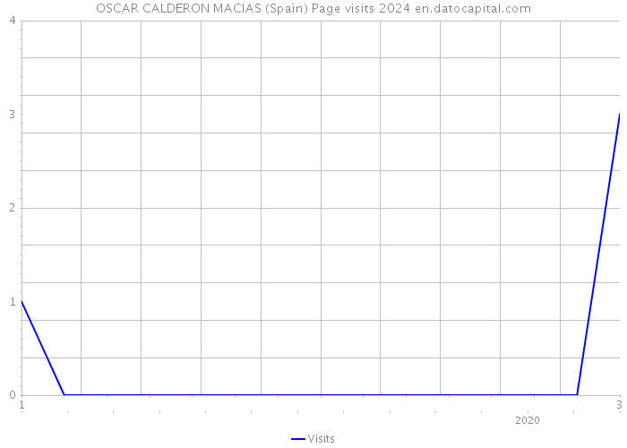 OSCAR CALDERON MACIAS (Spain) Page visits 2024 