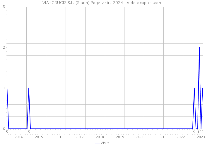 VIA-CRUCIS S.L. (Spain) Page visits 2024 