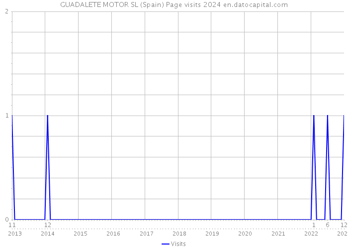 GUADALETE MOTOR SL (Spain) Page visits 2024 