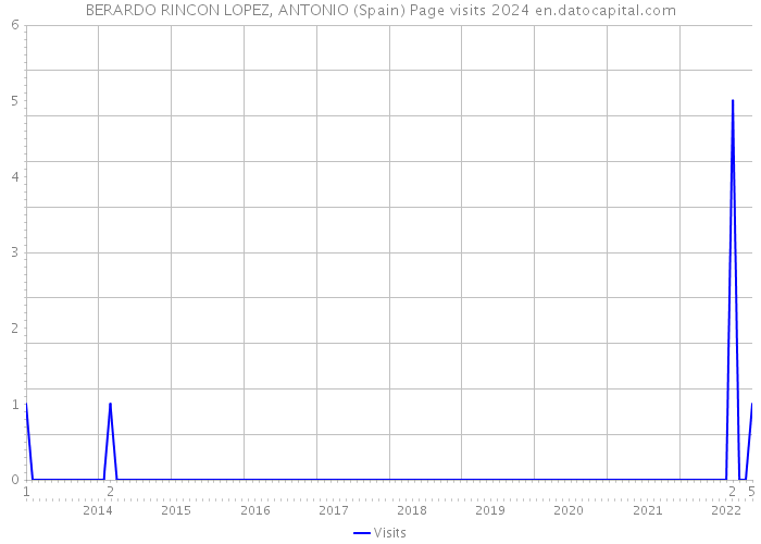 BERARDO RINCON LOPEZ, ANTONIO (Spain) Page visits 2024 