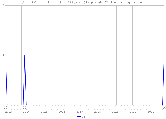 JOSE JAVIER ETCHECOPAR RICO (Spain) Page visits 2024 
