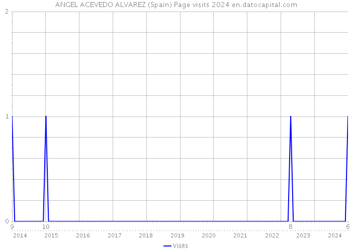 ANGEL ACEVEDO ALVAREZ (Spain) Page visits 2024 