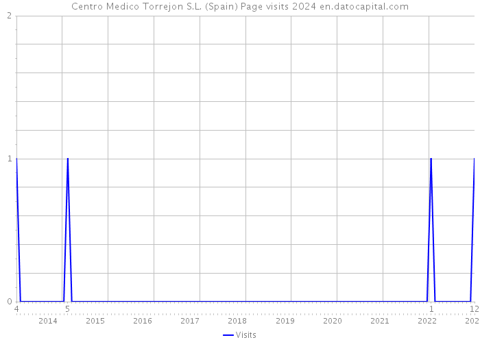 Centro Medico Torrejon S.L. (Spain) Page visits 2024 
