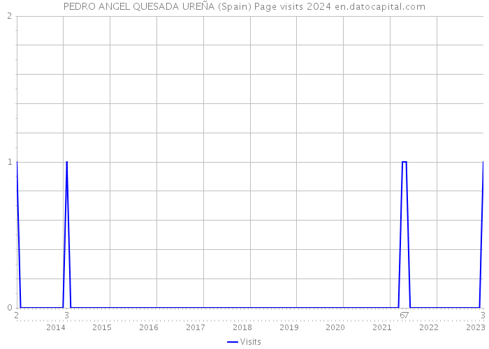 PEDRO ANGEL QUESADA UREÑA (Spain) Page visits 2024 