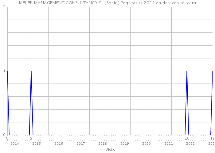 MEIJER MANAGEMENT CONSULTANCY SL (Spain) Page visits 2024 