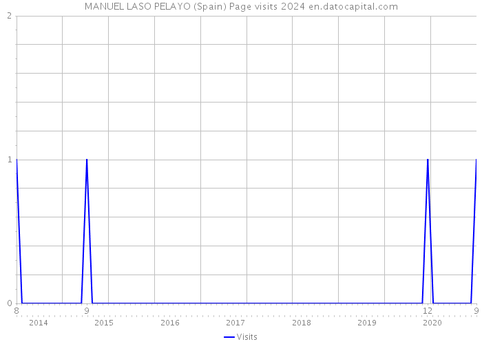 MANUEL LASO PELAYO (Spain) Page visits 2024 
