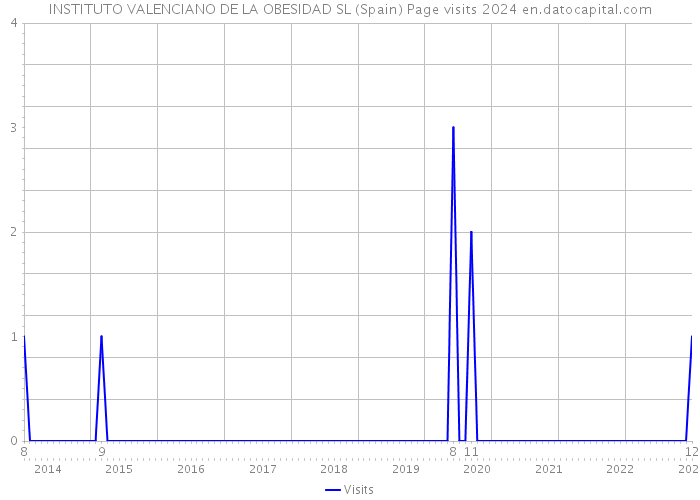 INSTITUTO VALENCIANO DE LA OBESIDAD SL (Spain) Page visits 2024 