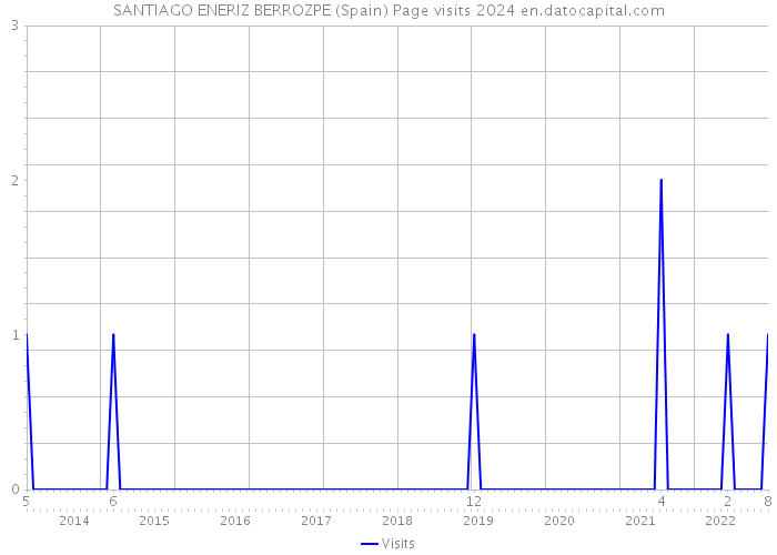 SANTIAGO ENERIZ BERROZPE (Spain) Page visits 2024 