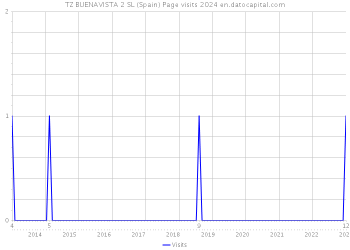 TZ BUENAVISTA 2 SL (Spain) Page visits 2024 