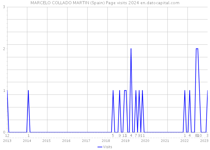 MARCELO COLLADO MARTIN (Spain) Page visits 2024 