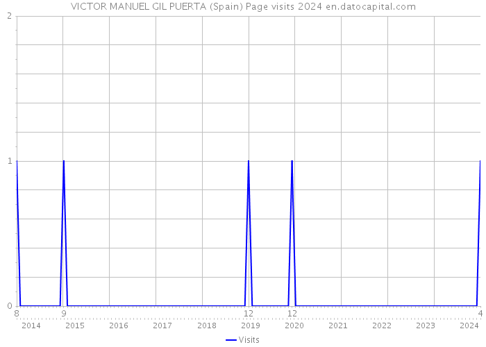 VICTOR MANUEL GIL PUERTA (Spain) Page visits 2024 