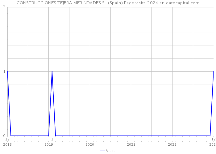 CONSTRUCCIONES TEJERA MERINDADES SL (Spain) Page visits 2024 