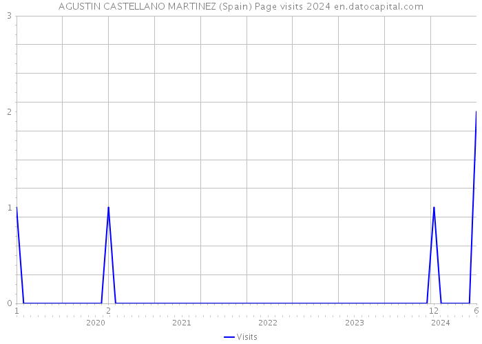 AGUSTIN CASTELLANO MARTINEZ (Spain) Page visits 2024 