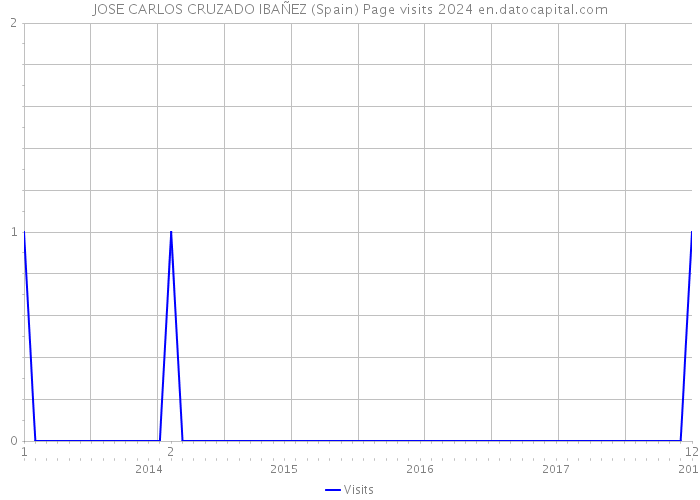 JOSE CARLOS CRUZADO IBAÑEZ (Spain) Page visits 2024 