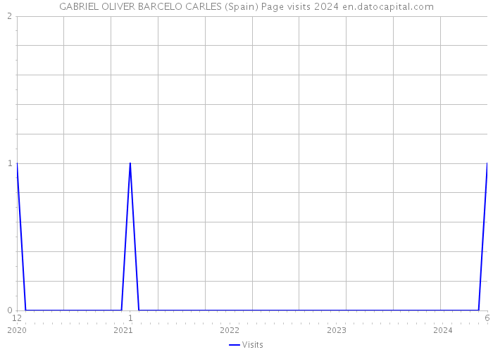 GABRIEL OLIVER BARCELO CARLES (Spain) Page visits 2024 