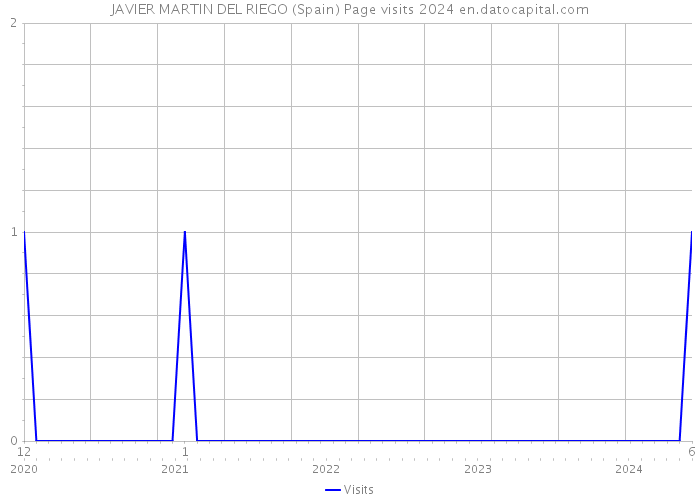 JAVIER MARTIN DEL RIEGO (Spain) Page visits 2024 