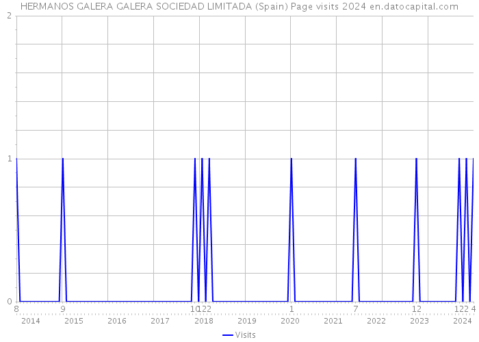 HERMANOS GALERA GALERA SOCIEDAD LIMITADA (Spain) Page visits 2024 