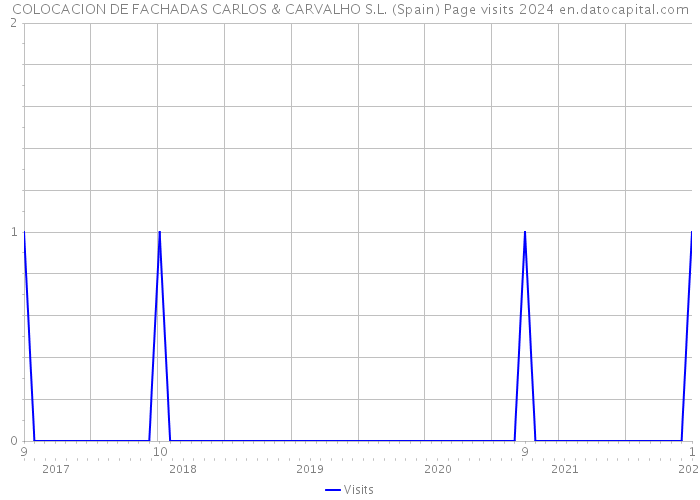 COLOCACION DE FACHADAS CARLOS & CARVALHO S.L. (Spain) Page visits 2024 