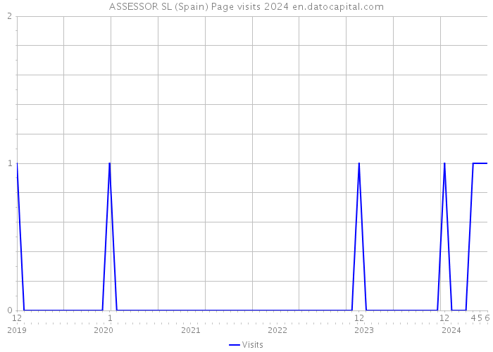 ASSESSOR SL (Spain) Page visits 2024 