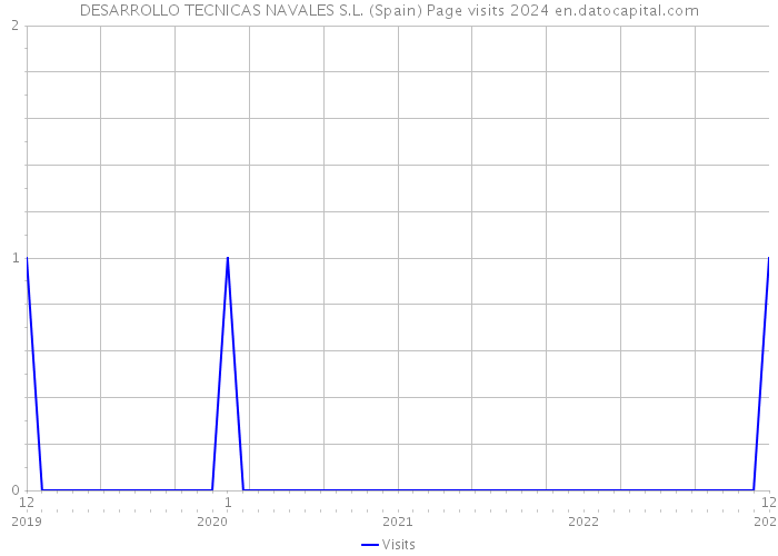 DESARROLLO TECNICAS NAVALES S.L. (Spain) Page visits 2024 