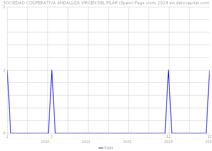 SOCIEDAD COOPERATIVA ANDALUZA VIRGEN DEL PILAR (Spain) Page visits 2024 